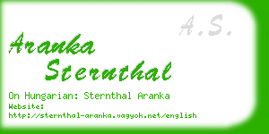 aranka sternthal business card